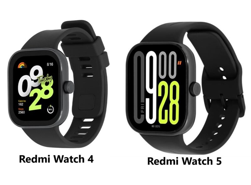 So sánh Xiaomi Redmi Watch 5 và Redmi Watch 4: Nên mua máy nào tốt hơn?