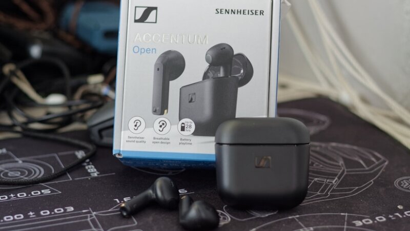 Sennheiser Accentum Open: Tai nghe true wireless thiết kế mở, âm thanh chất lượng cao
