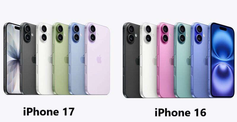 Giá bất ngờ rẻ hơn, iPhone 17 có gì mới so với iPhone 16?