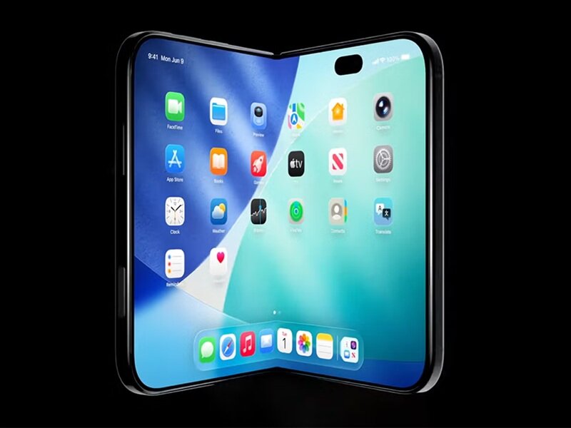 iPhone Fold hé lộ giá tới 65 triệu đồng, màn hình gập 7,8 inch, chip A20 Pro?